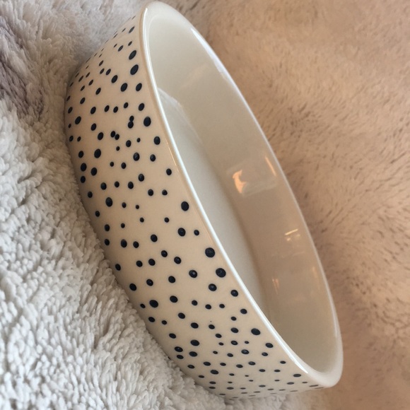 Target Dog Boots Barkley Stoneware Pet Bowl Nwt Black Dots Poshmark